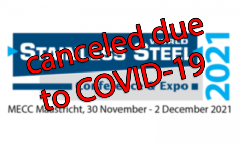Stainless Steel World reschedule to September 2022...